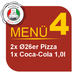 Pizza Menü 4